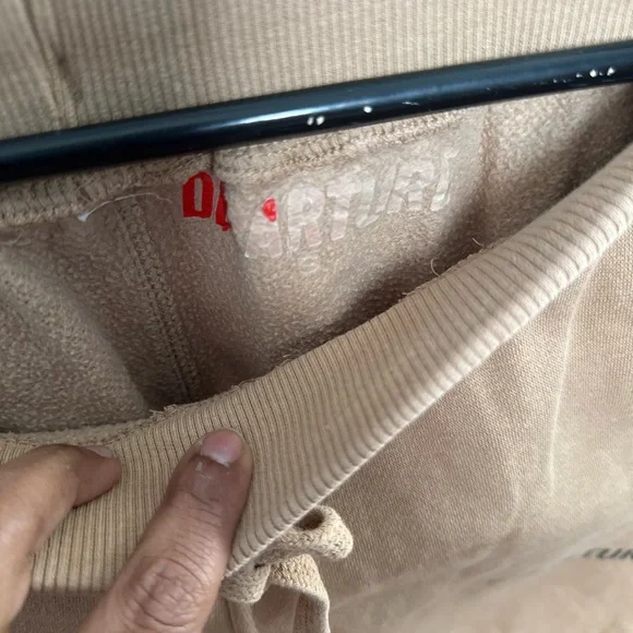 Nike Tan "Departure" Hoodie & Sweatpants Set - Picture 4 of 6